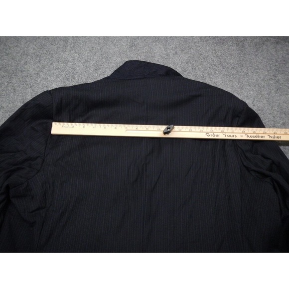 Brooks Brothers 346 Blazer Jacket 46L Navy Blue Single Breasted 2 Button Wool - Picture 15 of 16